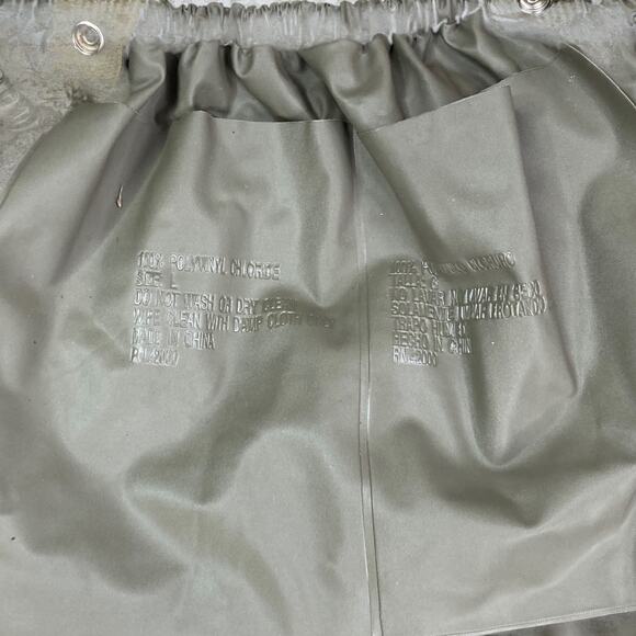 Vintage Military Waders Green 100% Polyvinyl Chloride Waterproof Large 90s - Picture 3 of 8